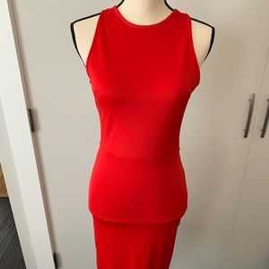 Backless red mini dress Charlotte Russe